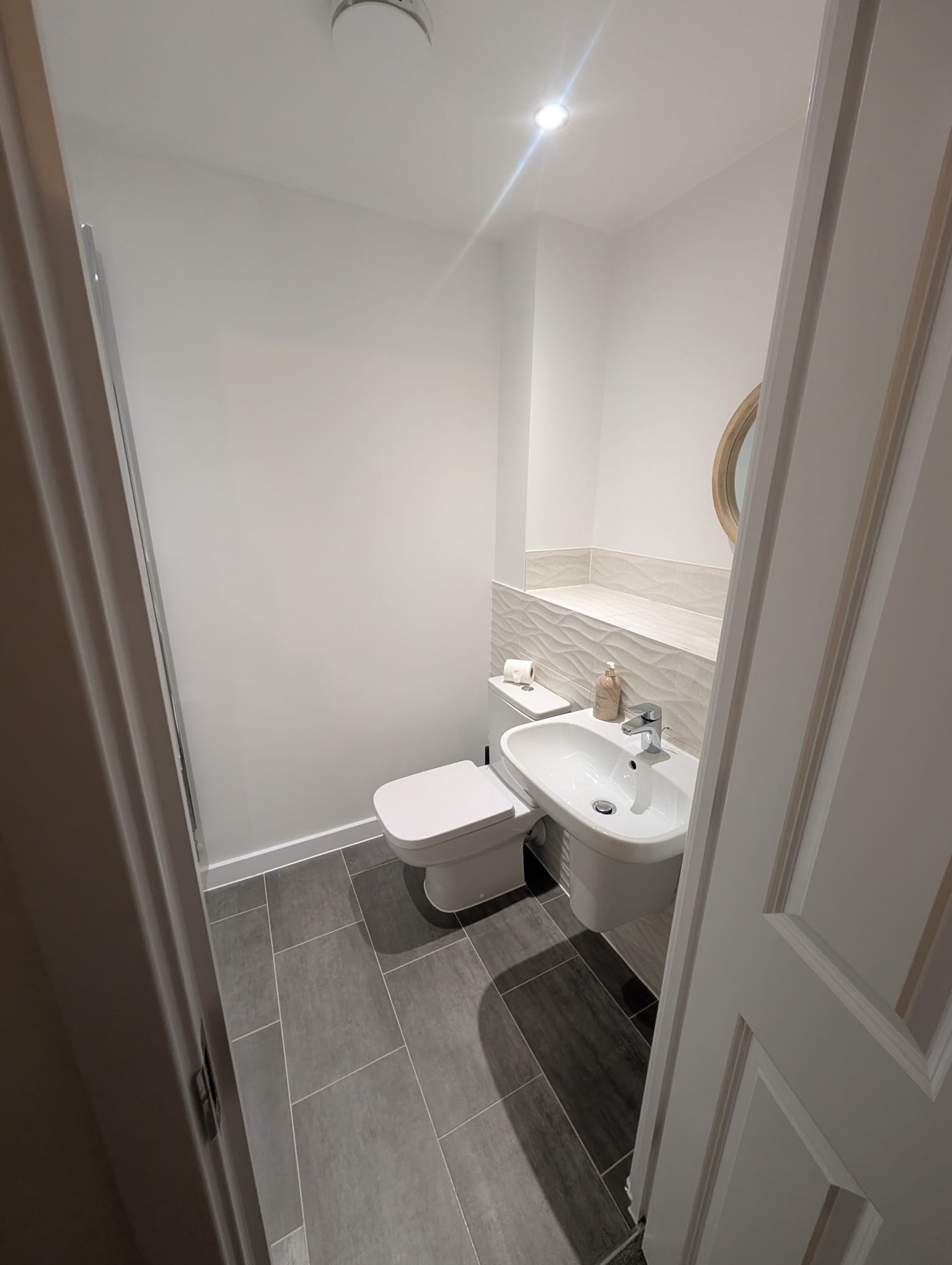 Modern cloakroom Norwich