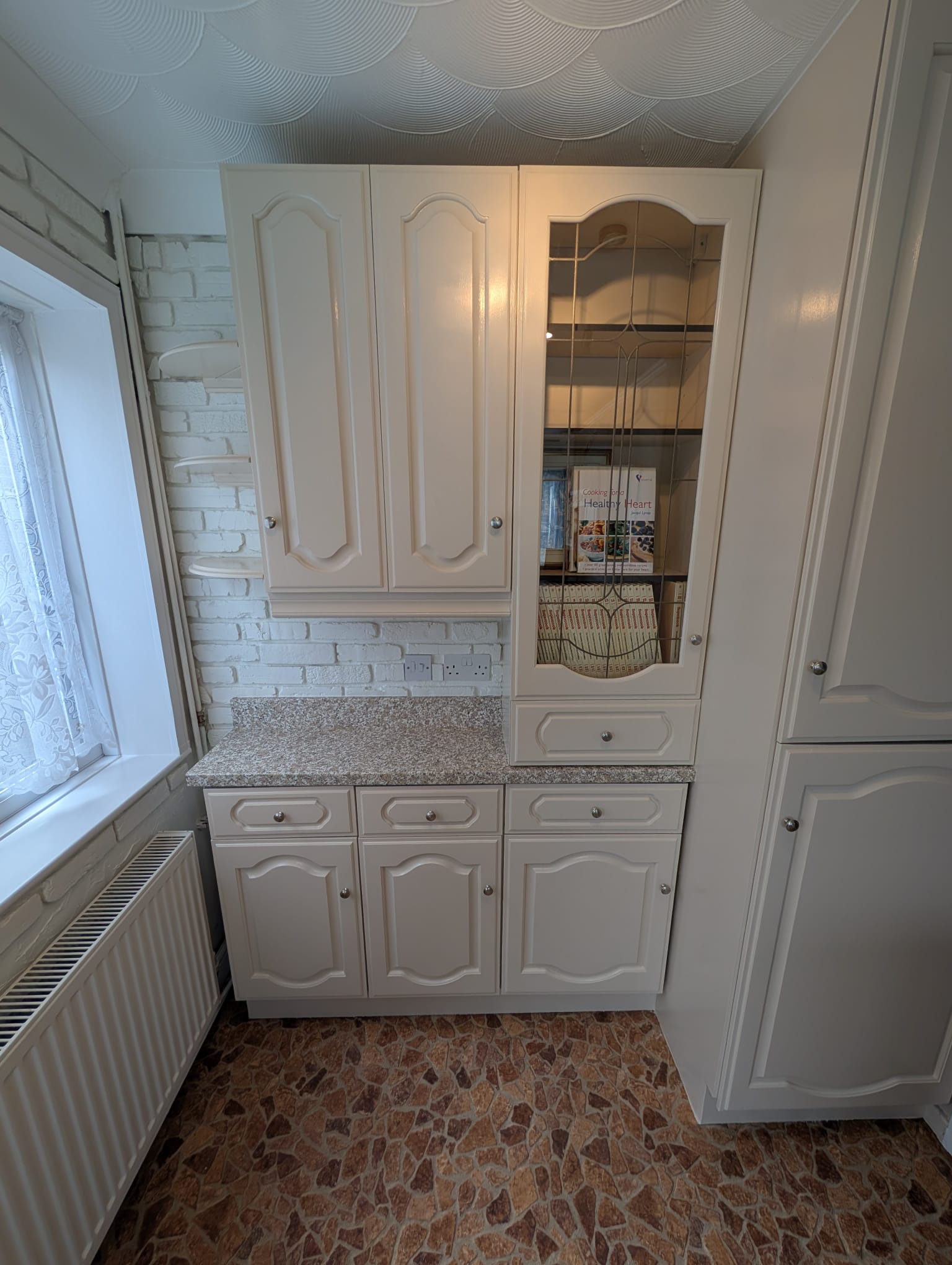 Glass fronted cabinet Norwich