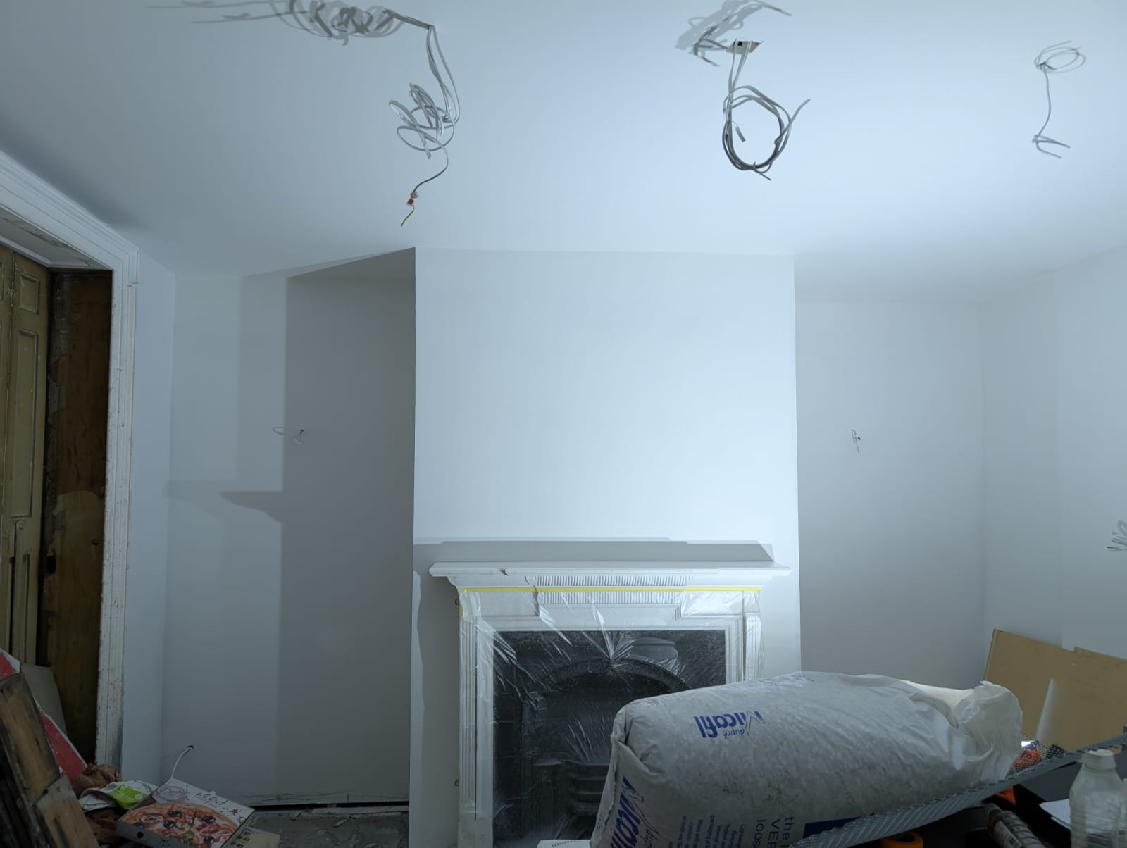 Freshly skimmed walls and ceiling Norwich