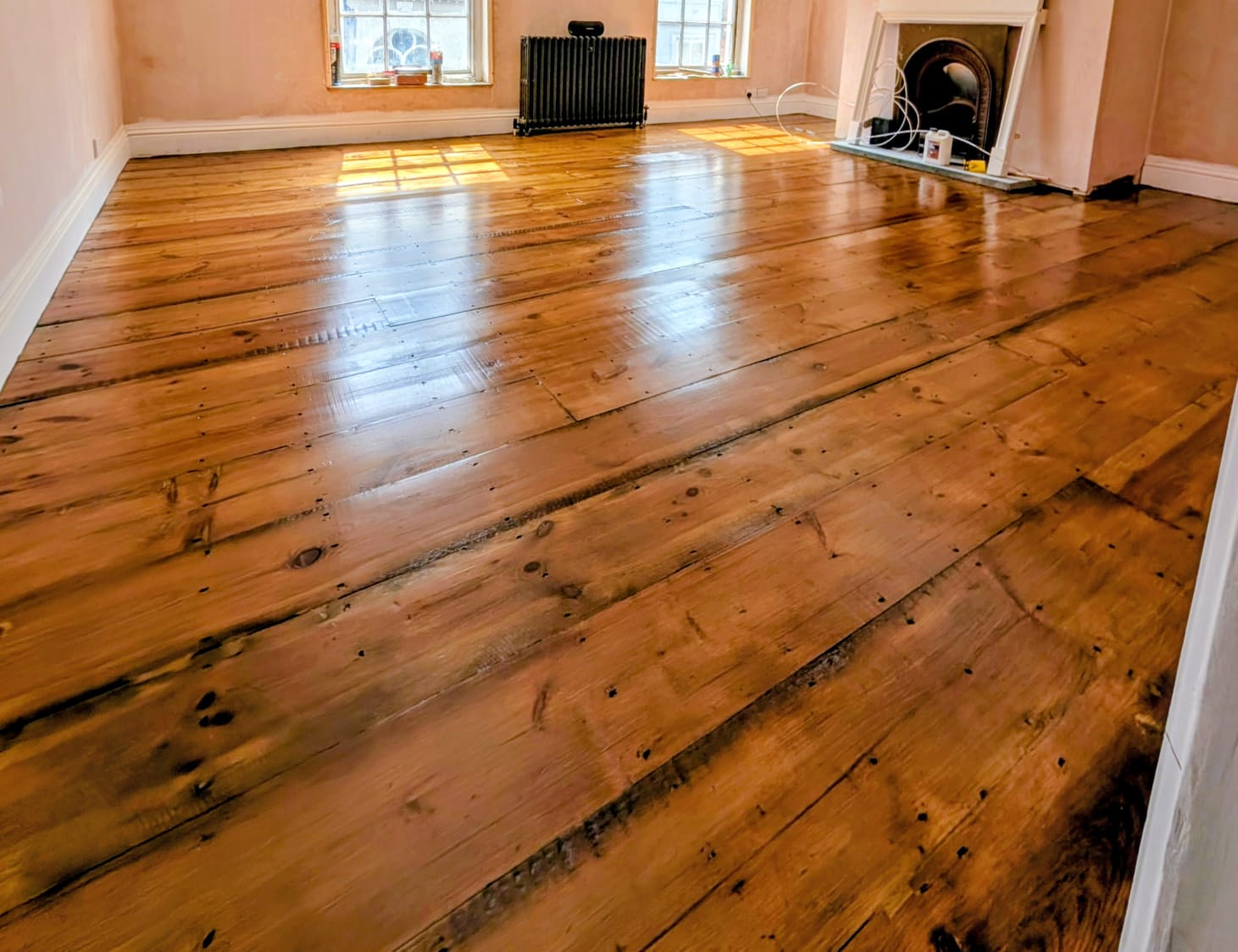 Period living room renovation Norwich